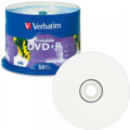 Verbatim 95136  DVD+R 4.7GB 50Pack White Inkjet Spindle 